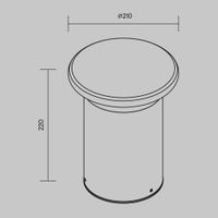Ландшафтный светильник Outdoor O460FL-L10GF3K — фото 8, Уличное освещение