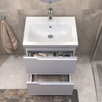 Тумба под раковину VIGO Neo 60 напольная белый арт-327 — фото 4, Тумбы под раковину