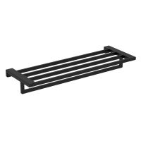 Tivoli Полка для полотенец 600мм, черный матовый арт-AQM7305MB — фото 1, Полки для полотенец