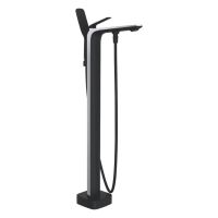 Товар: Смеситель для ванны напольный Rose R1322H, черный - фото 1 Смеситель для ванны напольный Rose R1322H, черный — фото 1, Смесители напольные