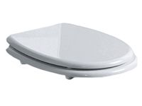 Сиденье с крышкой SIMAS LONDRA цвет белый бронза LO003BR — фото 1, Сиденья для унитаза