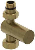 Вентиль Вентиль Сунержа прямой цилиндр (G 1/2" НР х G 3/4" НГ) Состаренная бронза арт-05-1401-1234 — фото 3, Комплектующие для полотенцесушителей