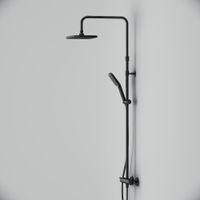 Товар: F078F422 Func, душ. система: см-ль д/душа с ТМС, душ.штанга, верхн. душ квадр., ручн.душ, черный - фото 3 F078F422 Func, душ. система: см-ль д/душа с ТМС, душ.штанга, верхн. душ квадр., ручн.душ, черный — фото 3, Душевые стойки