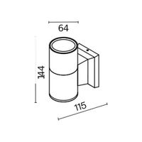 Товар: Настенный светильник (бра) Outdoor O574WL-01GR - фото 4 Настенный светильник (бра) Outdoor O574WL-01GR — фото 4, Уличное освещение