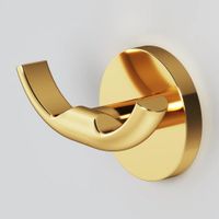 A85A35699 X-Joy, Двойной крючок для полотенец, золото — фото 1, Крючки для полотенец