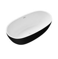 Товар: Ванна отдельностоящая Grossman Classic (150х78х58) цвет черный/белый матовый,1 место арт-GR-2403MB - фото 2 Ванна отдельностоящая Grossman Classic (150х78х58) цвет черный/белый матовый,1 место арт-GR-2403MB — фото 2, Акриловые ванны