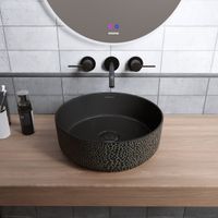 Раковина Grossman GR-5010BBL (355х355х115) черная,1 место — фото 2, Раковины