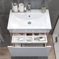 Тумба под раковину VIGO Grani 70 подвесная дуб золотой арт-165 дуб золотой — фото 4, Тумбы под раковину