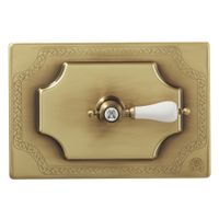 OTTONE CLASSIC EXPERT Декор. панель h145x217 мм, с отв. д/ручки, бронза (БЕЗ РУЧКИ) 20463 — фото 1, Панели