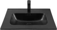Раковина Aquanet Flat 60 черная матовая арт-00329253 — фото 5, Раковины встраиваемые сверху