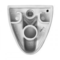 DEBBA ROUND Чаша унитаза подвесного c безободковым смывом, гориз. выпуск, белая. ROCA арт-7346998000 — фото 7, Подвесные унитазы