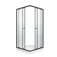 Ограждение VIVA90B N душевое Ceruttispa без поддона (90x90x195) — фото 115, Прямоугольные душевые уголки