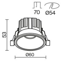 Товар: Встраиваемый светильник Technical DL058-7W3K-BS - фото 10 Встраиваемый светильник Technical DL058-7W3K-BS — фото 10, Точечные светильники