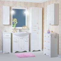 Товар: Шкаф навесной Бриклаер АННА 65 см, белый арт-4627125411540 - фото 3 Шкаф навесной Бриклаер АННА 65 см, белый арт-4627125411540 — фото 3, Шкафы для ванной