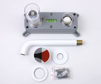 Товар: Смеситель для раковины встраиваемый Bronze de Luxe , белый/красный арт-9007W-R - фото 4 Смеситель для раковины встраиваемый Bronze de Luxe , белый/красный арт-9007W-R — фото 4, Смесители для раковины