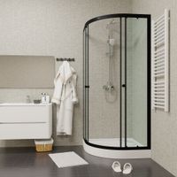 Ограждение VIVA90B N душевое Ceruttispa без поддона (90x90x195) — фото 112, Прямоугольные душевые уголки