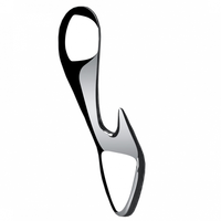 Крючок COLOMBO DESIGN KHALA MH17 одинарный цвет хром арт-BMH17 — фото 3, Крючки для полотенец