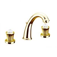 Смеситель для раковины Fiore VENERE SKY (SWAROVSKI®) , золото арт-13OO0628 — фото 1, Смесители для раковины