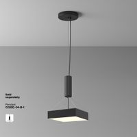 Товар: Потолочный светильник Technical C032CL-36W3K-SQ-B - фото 3 Потолочный светильник Technical C032CL-36W3K-SQ-B — фото 3, Подвесные светильники