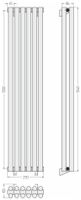 Товар: Отопительный радиатор Сунержа Эстет-11 1200х270 6 секций Белый арт-12-0302-1206 - фото 3 Отопительный радиатор Сунержа Эстет-11 1200х270 6 секций Белый арт-12-0302-1206 — фото 3, Радиаторы отопления