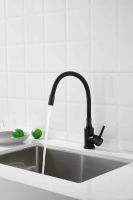 Смеситель для кухни с гибким изливом BELZ , черный арт-B73810-7 — фото 7, Смесители для кухни