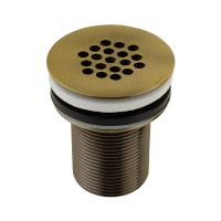 SBORTIS Слив для раковины 1"1/4, с решеткой без перелива, бронза VR.SBR-8001.BR — фото 1, Сифоны для раковины