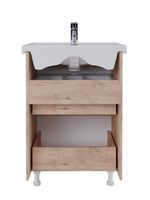 Тумба под раковину VIGO Wave 60 напольная 358 дуб золотой — фото 3, Тумбы под раковину