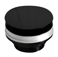 Донный клапан GLOBO для раковин цвет черный матовый FI024AR — фото 1, Донные клапаны