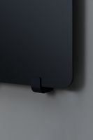 Полотенцесушитель электрический Allen Brau Infinity 120x44 с рейлингом 2.0 и креплением, черный матовый 00325638 — фото 5, Электрические полотенцесушители