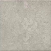 Керамогранит Хадду серый светлый матовый декорированный 40,2х40,2 (1,62м2/77,76м2/48уп) арт-KM4040G0061N — фото 1, Керамогранит