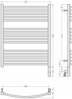 Товар: Полотенцесушитель электрический Сунержа Аркус 3.0 800х600 МЭМ правый Матовый белый 30-5705-8060 - фото 3 Полотенцесушитель электрический Сунержа Аркус 3.0 800х600 МЭМ правый Матовый белый 30-5705-8060 — фото 3, Электрические полотенцесушители