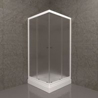 ДО Вельвет-К 90*90 А (2 места+сифон D90) арт-Щ0000061815 — фото 1, Квадратные душевые уголки