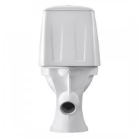 Унитаз-компакт "Соната" (комфорт) косой выпуск, с 2-режимной кнопочной арматурой и сиденьем SC 1P2062S0000BF — фото 1, Напольные унитазы