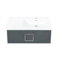 Товар: Раковина на тумбу La Fenice Cubo , чаша справа арт-CU.NN.90R - фото 3 Раковина на тумбу La Fenice Cubo , чаша справа арт-CU.NN.90R — фото 3, Раковины встраиваемые сверху