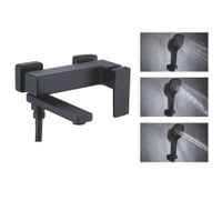 Смеситель для ванны Rose , черный арт-R2802H — фото 1, Смеситель для ванны