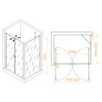 Душевой уголок RGW PA-144 (PA-104+Z-050-2+O-204) 1200x1000 060814420-11 — фото 1, Душевые уголки