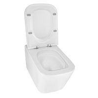 Унитаз подвесной Azario Cascad 525x345x360 безободковый, система смыва "Скрытое Торнадо", в комплекте с быстросъемным сиденьем микролифт (AZ-2303A) арт-AZ-2303-A — фото 3, Подвесные унитазы