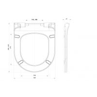 Сиденье BERGES Okus Slim SO арт-019603 — фото 11, Сиденья для унитаза