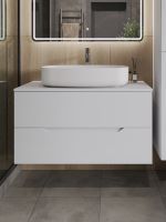 Товар: Orange Line Li-100TuwMDF+B07-675W тумба с раковиной подвесная 100 см, белый Li-100TuwMDF+B07-675W - фото 3 Orange Line Li-100TuwMDF+B07-675W тумба с раковиной подвесная 100 см, белый Li-100TuwMDF+B07-675W — фото 3, Тумбы с раковиной