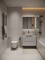 Agger Унитаз подвесной безободковый белый с инсталляцией, микролифт, кнопка смыва белая арт-ATI07150+APB288 — фото 13, Комплекты унитаз + инсталляция