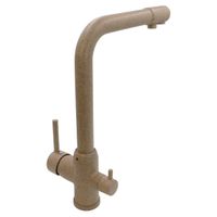 MILANO Смеситель д/кухни совмещенный с краном для питьевой воды, терракотовый камень 32663 — фото 5, Смесители для кухни