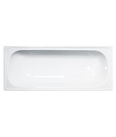 ANTIKA Ванна стальная 130x70x40 cм. с опорной подставкой, с рантом, белая орхидея, ВИЗ A-30001 — фото 1, Стальные ванны