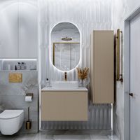 Товар: Пенал подвесной "КРИСТАЛЛ-35 см" универсальный беж. матовый 303544 - фото 2 Пенал подвесной "КРИСТАЛЛ-35 см" универсальный беж. матовый 303544 — фото 2, Пеналы для ванной комнаты