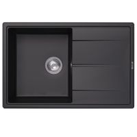 Кухонная мойка ABBER Quarz AQ2904B черная — фото 1, Кухонные мойки