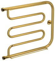 Товар: Полотенцесушитель водяной Сунержа Лира 2 полки+ 500х650 Золото арт-03-4012-5065 - фото 4 Полотенцесушитель водяной Сунержа Лира 2 полки+ 500х650 Золото арт-03-4012-5065 — фото 4, Водяные полотенцесушители