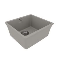 Кухонная мойка Lemark SINARA 440-U подстольного монтажа из кварцгранита, Грей арт-9910069 — фото 1, Кухонные мойки