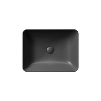 Товар: раковина накладная NUBES 50x38 без перелива черный матовый арт-903726 - фото 1 раковина накладная NUBES 50x38 без перелива черный матовый арт-903726 — фото 1, Раковины накладные