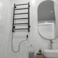 Полотенцесушитель Аспект Пэк сп 1 80х40 черный ВГП арт-АспектПэксп1/8040чернВГП — фото 2, Электрические полотенцесушители