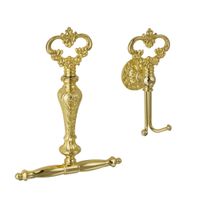 ELISABETTA Щетка для чистки стеклянных поверхностей с крючком, золото арт-17084 — фото 1, Крючки для полотенец