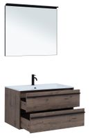 Мебель для ванной Aquanet Lino 90 Дуб Веллингтон арт-00271958 — фото 5, Комплекты мебели для ванной